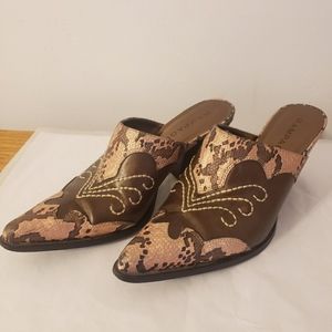 3/$25 Mule boot shoe size 8 Cowgirl Western